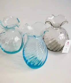 Pamono Murano Glass Vases by Mariana Iskra for Ribes the Art of Glass, Set of 3> Vases