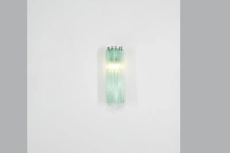 Clearance Pamono Murano Glass Wall Light, Italy, 1960s