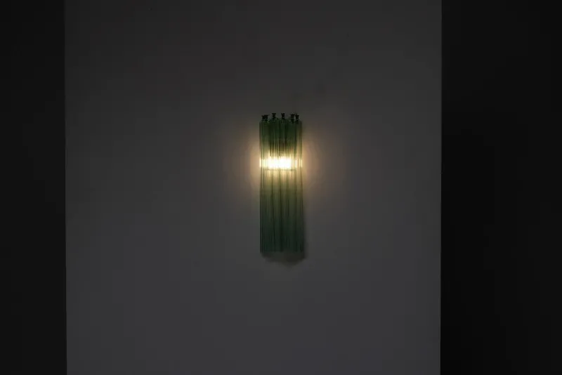 Clearance Pamono Murano Glass Wall Light, Italy, 1960s