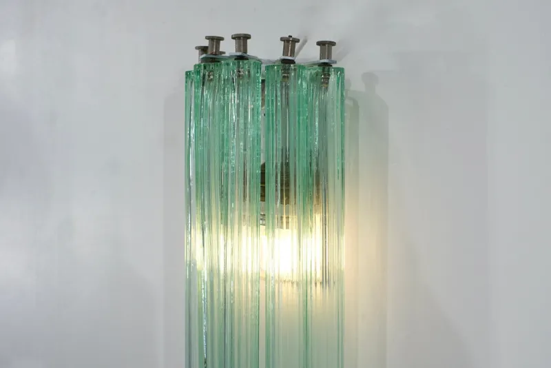 Clearance Pamono Murano Glass Wall Light, Italy, 1960s