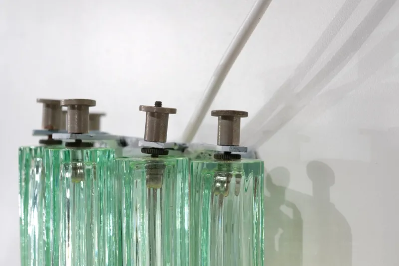 Clearance Pamono Murano Glass Wall Light, Italy, 1960s