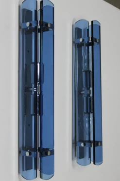 Pamono Murano Glass Wall Lights, 1970s, Set of 2><noscript><img width=