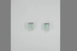 Clearance Pamono Murano Glass Wall Sconces, 1960s, Set of 2