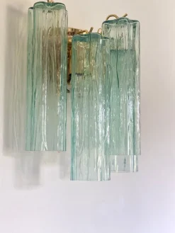 Pamono Murano Glass Wall Sconces from Simoeng, Set of 2