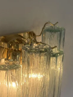 Pamono Murano Glass Wall Sconces from Simoeng, Set of 2