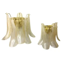 Pamono Murano Glass Wall Sconces by Simoeng, Set of 2> Wall Lights & Sconces|Wall Lights & Sconces