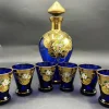 Pamono Murano Liquor Set with Bottle, Set of 7> Glassware