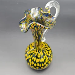 Clearance Pamono Murano Murrine Glass Vase by Fratelli Toso for Made Murano Glass, 1950s