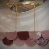 Sale Pamono Murano Rectangular Pink Violet Art Glass and Brass Chandelier and Pendant