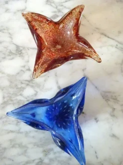 Pamono Murano Sixtyes Glass Pieces, 1960s, Set of 2><noscript><img width=