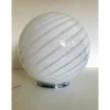 Sale Pamono Murano Spiral White Murano Glass Table Lamp by Simoeng
