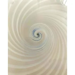 Sale Pamono Murano Spiral White Murano Glass Table Lamp by Simoeng