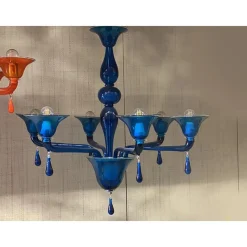 Pamono Murano Style Glass Chandelier by Simong><noscript><img width=
