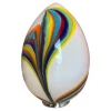 Outlet Pamono Murano Style Glass Multicolored Reeds White Egg Lamp from Simoeng