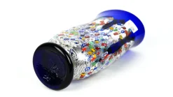 Pamono Murrina Millefiori Technique Glass Vase by Imperio Rossi for Made Murano Glass, 2019><noscript><img width=