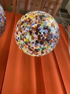 Pamono Murrine Sphere Lamp in Murano Style Glass from Simoeng><noscript><img width=