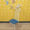 Pamono Mute Valet 1960s Wardrobe Clothes Rack with Seat Clothes Chair Clothes Fan Dressing Chair> Racks, Hooks & Valets