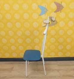 Pamono Mute Valet 1960s Wardrobe Clothes Rack with Seat Clothes Chair Clothes Fan Dressing Chair><noscript><img width=