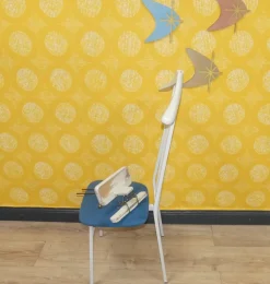 Pamono Mute Valet 1960s Wardrobe Clothes Rack with Seat Clothes Chair Clothes Fan Dressing Chair><noscript><img width=