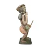 Pamono Myanmar Artist, Asian Shaman Figure, Late 1800s, Polychrome Wood> Sculpture