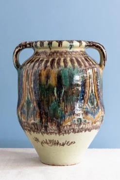 Pamono Nabeul Double-Handled Jar by Pierre De Verclos, 1930><noscript><img width=