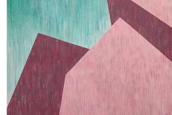 Pamono Nacho Reina, Brutalist Perspective Architecture, Green and Pink, 2025, Mixed Media on Paper><noscript><img width=