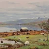 Discount Pamono Nancy Bailey, Ben Nevis from Loch Eil, Scotland, 1978, Impasto Oil Painting, Framed