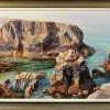 Pamono Nancy Bailey, Low Tide on the Minnows, Cornwall, 1972, Impasto Oil Painting, Framed> Impressionist
