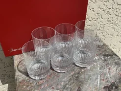 Online Pamono Nancy Goblets from Baccarat, Set of 9