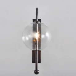Pamono Naples Black Gunmetal Wall Sconce by Schwung><noscript><img width=