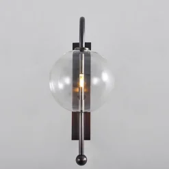 Pamono Naples Black Gunmetal Wall Sconce by Schwung><noscript><img width=