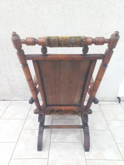 Discount Pamono Napoleon III Bamboo Style Rocking Chair