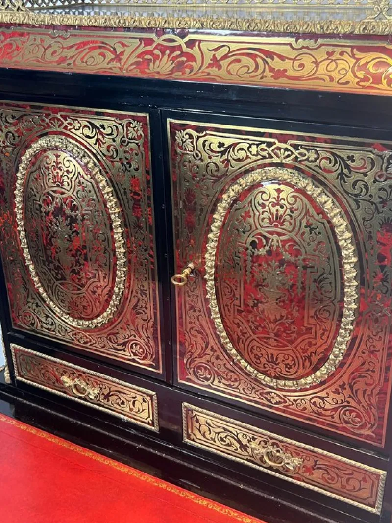 Discount Pamono Napoleon III Bonheur du Jour Desk in Boulle Marquetry