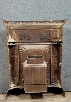 Pamono Napoleon III Cast Iron Fireplace Mantel, 1880