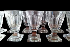 Pamono Napoleon III Liqueur Cellar with Glasses and Bottles, Set of 18><noscript><img width=