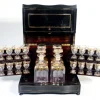 Pamono Napoleon III Liquor Cellar in Baccarat Glass, Set of 20> Bottles, Carafes & Jugs
