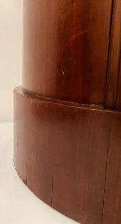 New Pamono Napoleon III Mahogany and Veneer Bedside Table, 19th Century