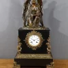 Pamono Napoleon III Marble and Bronze Clock> Clocks
