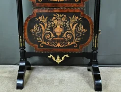 Sale Pamono Napoleon III Marquetry Serving Trolley, 19th Century
