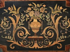 Sale Pamono Napoleon III Marquetry Serving Trolley, 19th Century