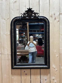 Outlet Pamono Napoleon III Mirror with Pediment