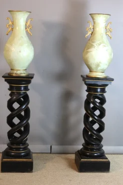 Sale Pamono Napoleon III Twisted Saddles, Set of 2