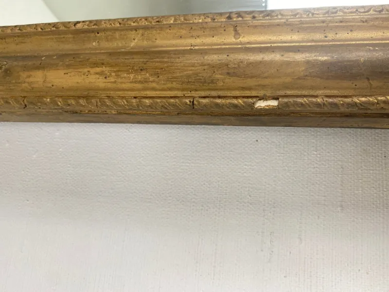 Pamono Napoleon III Wall Mirror in Gilded Wood and Stucco> Mirrors