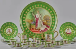 New Pamono Napoleon Table Service from Sevre, Set of 22