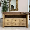 Pamono Narrow Workbench with Drawers> Worktables & Workbenches