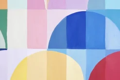 Pamono Natalia Roman, Bauhaus Bright Summer Diptych, 2025, Acrylic on Watercolor Paper><noscript><img width=