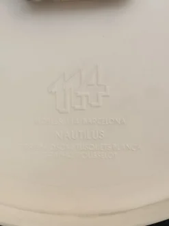 Pamono Nautilus Clock by Oscar Tusquets for Mobles, 1995><noscript><img width=