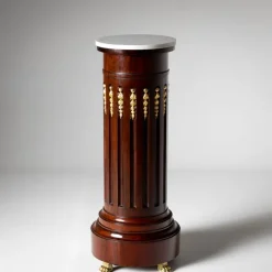Best Pamono 2nd Half 19th Century Empire Column with Fire-Gilt Appliqués