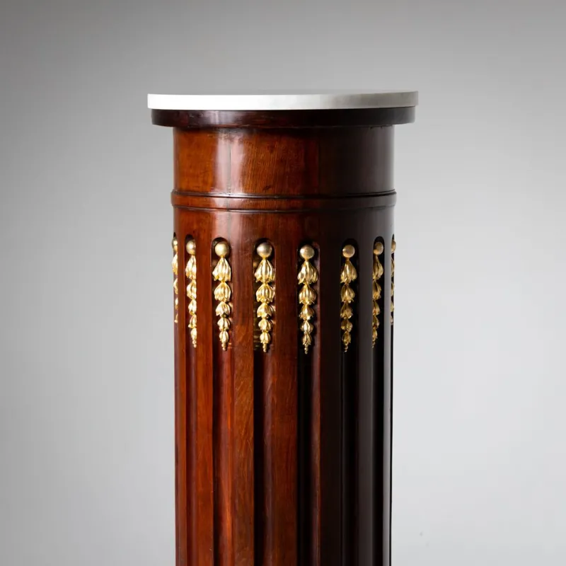 Best Pamono 2nd Half 19th Century Empire Column with Fire-Gilt Appliqués