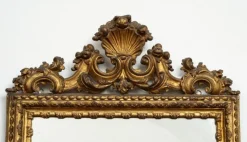 Sale Pamono Neapolitan Louis XVI Mirror in Gilt and Carved Wood, 18th Century